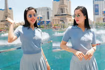 Lệ Quyên gây sốt với loạt ảnh 'hack tuổi' ở trời Tây, body U50 vẫn 'căng đét'