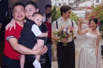 Hot face sao Việt: Phương Oanh chia sẻ khoảnh khắc hạnh phúc bên chồng con