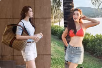 Hot face sao Việt: Chi Pu lăng xê mốt túi to hơn người dạo phố