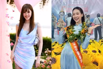 Hot face sao Việt: Thuý Ngân xinh đẹp, nõn nà với váy ngắn ôm sát