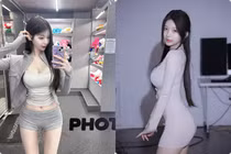 Người đẹp Hàn Quốc diện quần ngắn cũn chỉ bằng gang tay 