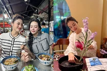 Hot face sao Việt: Lương Thùy Linh đăng ảnh nhí nhố bên đàn em Thanh Thủy