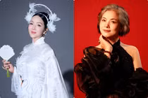 Hot face sao Việt: Giáng My mặc áo dài duyên dáng dự show thời trang