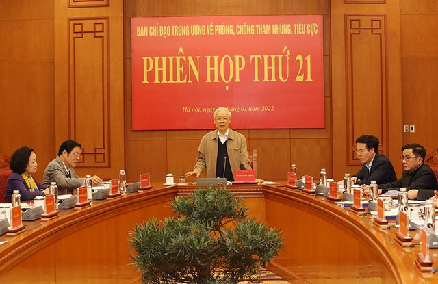 Tổng bí thư Nguyễn Phú Trọng: Năm 2022, xét xử sơ thẩm 10 vụ án trọng điểm Tong bi thu Nguyen Phu Trong: Nam 2022, xet xu so tham 10 vu an trong diem