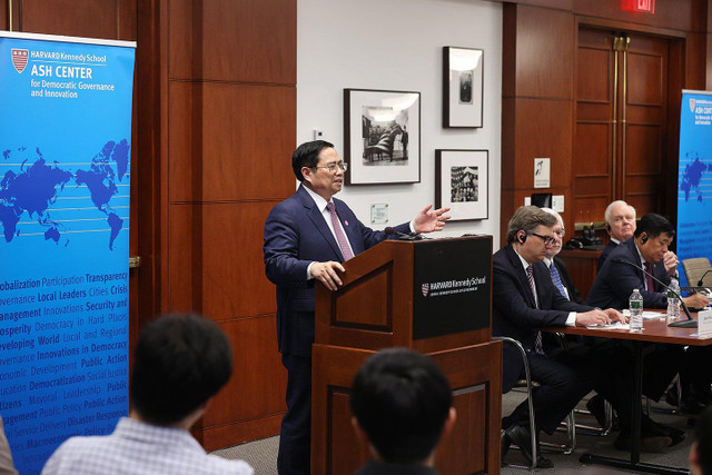Hai giờ của Thủ tướng Phạm Minh Chính tại Đại học Harvard - Hình 3 Hai gio cua Thu tuong Pham Minh Chinh tai Dai hoc Harvard-Hinh-3