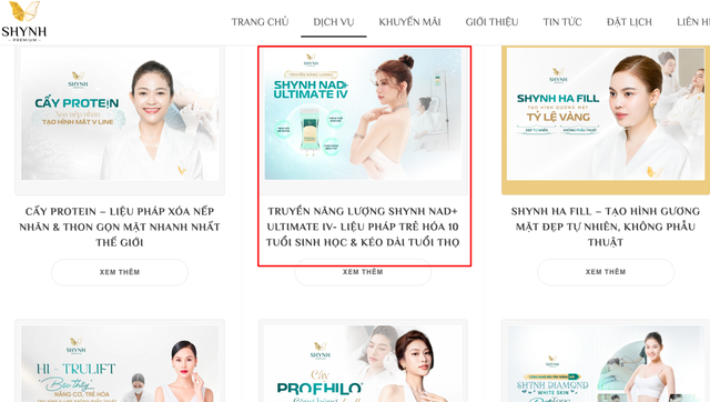 Shynh Premium đối mặt với án phạt nặng của Sở Y tế vì cung cấp dịch vụ 'cấm' - Hình 4 Shynh Premium doi mat voi an phat nang cua So Y te vi cung cap dich vu 'cam'-Hinh-4