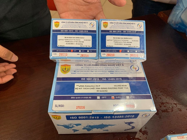 Những địa phương nào được Công ty Việt Á bán kit test? Nhung dia phuong nao duoc Cong ty Viet A ban kit test?