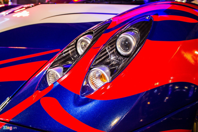 Siêu xe Pagani Huayra 80 tỷ của Minh Nhựa phối màu độc đáo - Hình 5 Sieu xe Pagani Huayra 80 ty cua Minh Nhua phoi mau doc dao-Hinh-5