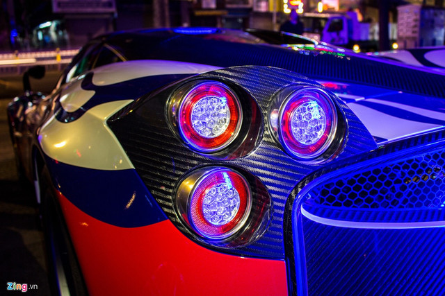 Siêu xe Pagani Huayra 80 tỷ của Minh Nhựa phối màu độc đáo - Hình 8 Sieu xe Pagani Huayra 80 ty cua Minh Nhua phoi mau doc dao-Hinh-8
