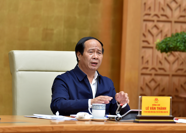 Phó Thủ tướng Lê Văn Thành: Thi công ngày đêm, giải ngân tối đa đầu tư công Pho Thu tuong Le Van Thanh: Thi cong ngay dem, giai ngan toi da dau tu cong