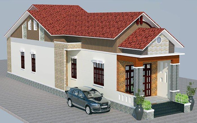 Những mẫu nhà cấp 4 cực đẹp được tìm kiếm nhiều nhất năm 2021 - Hình 12 Nhung mau nha cap 4 cuc dep duoc tim kiem nhieu nhat nam 2021-Hinh-12