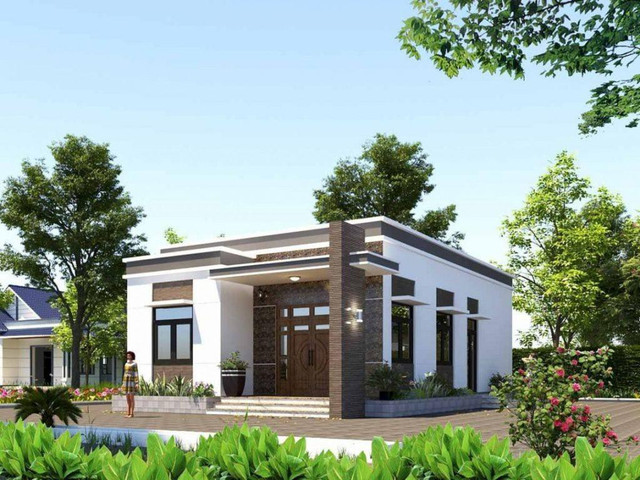 Những mẫu nhà cấp 4 cực đẹp được tìm kiếm nhiều nhất năm 2021 - Hình 11 Nhung mau nha cap 4 cuc dep duoc tim kiem nhieu nhat nam 2021-Hinh-11