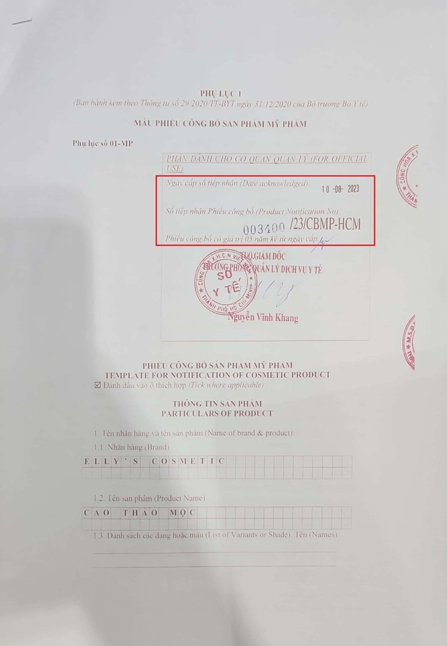Công ty của Elly Trần “bán lậu” sản phẩm Cao thảo dược Elly’s? - Hình 3 Cong ty cua Elly Tran “ban lau” san pham Cao thao duoc Elly’s?-Hinh-3