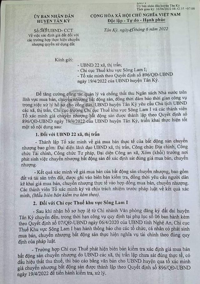 Chủ tịch huyện yêu cầu xã, thị trấn lập tổ xác minh giá chuyển nhượng bất động sản liệu có ổn ? - Hình 2 Chu tich huyen yeu cau xa, thi tran lap to xac minh gia chuyen nhuong bat dong san lieu co on ?-Hinh-2