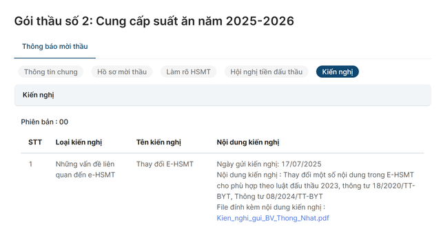 Đến 15h10 ngày 23/7, vẫn chưa ghi nhận trả lời kiến nghị của Bệnh viện Thống Nhất. benh-vien-thong-nhat-chua-tra-loi-kien-nghi-2.png
