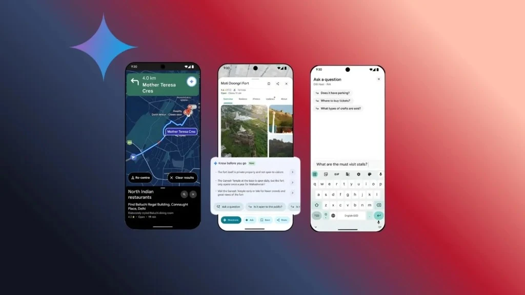 Google Maps tại Ấn Độ tích hợp trợ lý AI Gemini thông minh