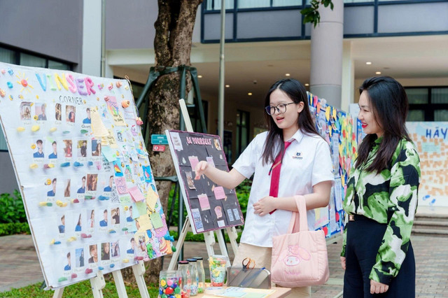 “Vinser Corner” – không gian sẻ chia cảm xúc giữa nhịp học tập sôi động, ghi nhận gần 400 lượt tương tác chỉ sau hai tuần triển khai. gen-h-vin-3.jpg
