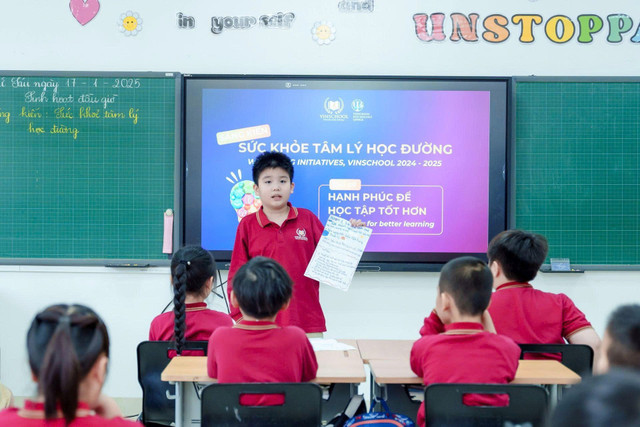 Học sinh Vinschool trở thành người dẫn dắt các workshop về sức khỏe tâm lý, lan tỏa kiến thức và kỹ năng chăm sóc tinh thần trong cộng đồng học đường. gen-h-vin-2.jpg