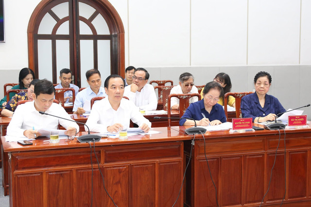 Đại biểu tham dự Hội nghị. Ảnh: Tiến Đạt. mttq-2.jpg