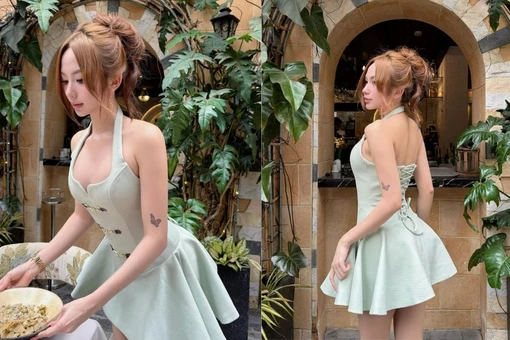 Khác hẳn hình ảnh nóng bỏng thường thấy, DJ Quỳnh Như ngọt ngào 'lụi tim'