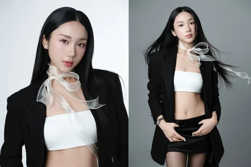 Streamer Mina Young diện váy ngắn, khoe đôi chân 'kiếm Nhật'