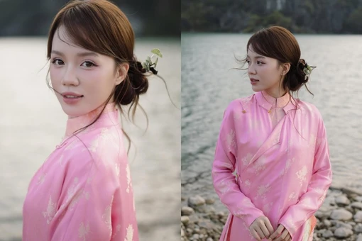 Tiktoker Mèo Trái Đất gây thương nhớ với tà áo dài giữa lòng Tràng An