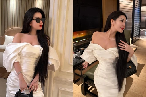 "Nữ thần học đường" Võ Ngọc Trân chào năm mới trong bộ ảnh sang chảnh