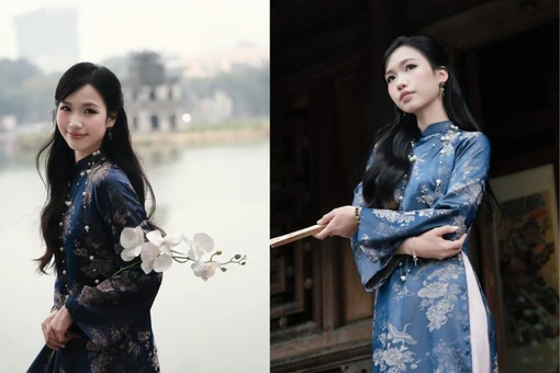 Nàng beauty blogger Hoàng Minh Ngọc giao diện 'mợ hai' khoe dáng kiêu kỳ