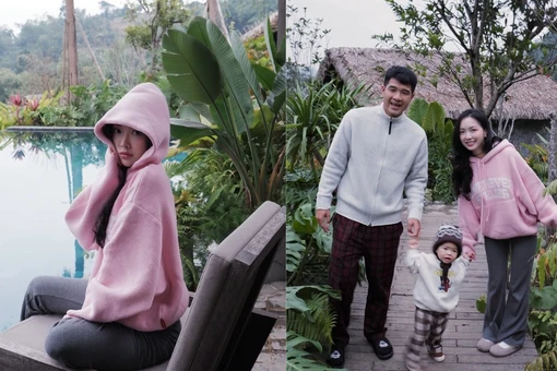 Bà xã Hà Đức Chinh ‘flex’ loạt ảnh được chồng làm phó nháy đầy ngọt ngào