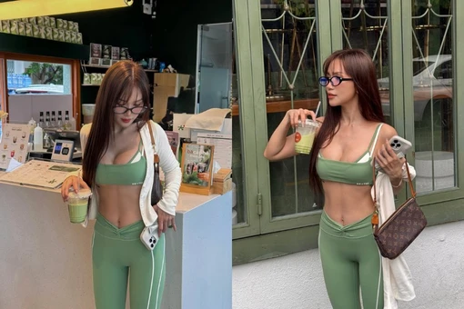 Sĩ Thanh diện đồ tập đi cafe, khoe vóc dáng 'vạn người mê' 