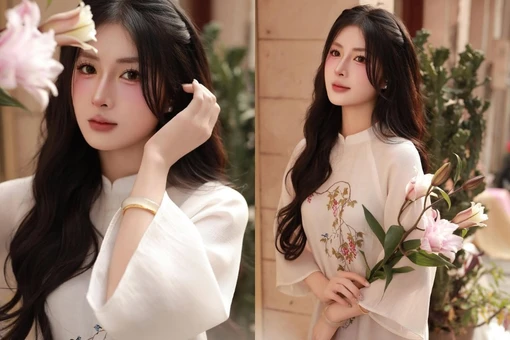 Quỳnh Alee tung bộ ảnh vạn người mê, nhan sắc chuẩn nàng thơ trong tà áo dài