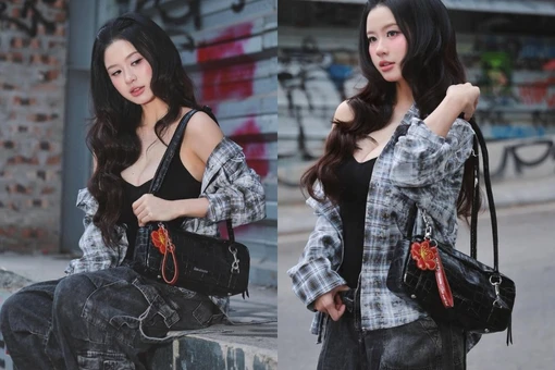 'Mẹ một con' Hàn Hằng khoe sắc vóc ‘mòn con mắt’ trong loạt ảnh xuống phố