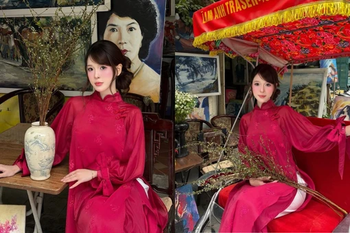 ‘IT girl’ Wyn Anh chào những ngày cuối năm với bộ ảnh áo dài duyên dáng