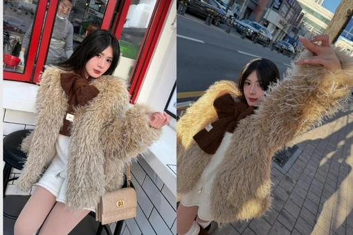 Quỳnh Alee đốn tim fan với visual trong trẻo, thả dáng cuốn hút tại Hàn Quóc