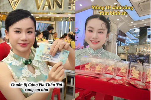 ‘Ái nữ tiệm vàng lớn nhất nhì miền Tây’ tất bật ngày vía Thần Tài