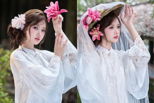 Netizen đắm đuối với bộ ảnh áo dài trắng thanh khiết của hot girl Diệu Linh