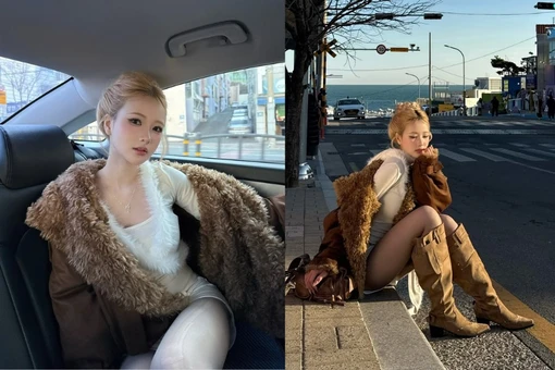 'Hot girl triệu fan' Diệu Linh lên đồ cực slay thả dáng trên đường phố Busan