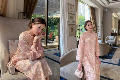 Tăng Mỹ Hàn tung bộ ảnh áo dài 'mười điểm không có nhưng'