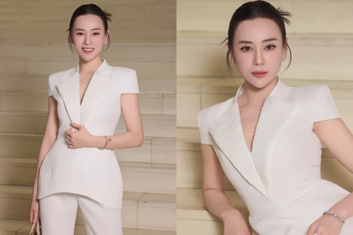 Thoát vai mẹ bỉm, Phương Oanh ra dáng "phu nhân tổng tài"