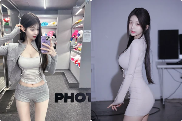 Người đẹp Hàn Quốc diện quần ngắn cũn chỉ bằng gang tay 