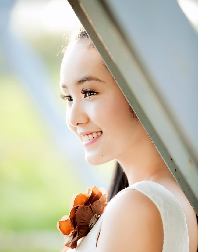 Quê ngoại chân dài 9X Bảo Trân ở Đà Lạt.