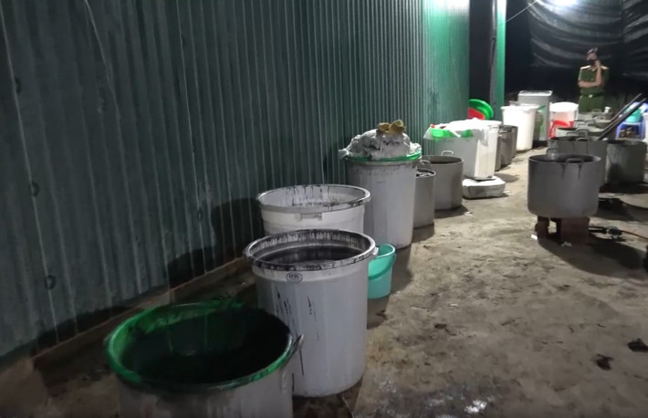 Cảnh sát đã bắt giữ 11 đối tượng, trong đó 4 đối tượng người Trung Quốc, 3 đối tượng người Đài Loan (Trung Quốc), 4 đối tượng người Việt Nam. Qua đấu tranh ban đầu các đối tượng thừa nhận hành vi sản xuất trái phép chất ma túy.