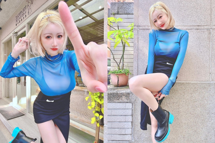 Cũng nhờ vậy, giữa hàng ngàn hot girl gợi cảm, Diệp Ny Ny vẫn có vị trí nhất định.