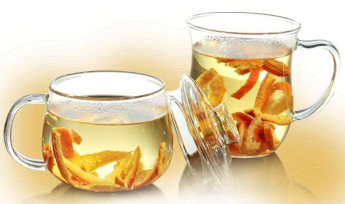 Trà vỏ quýt: Loại đồ uống này có hương vị thơm ngon, giúp tinh thần sảng khoái và kích thích khẩu vị.