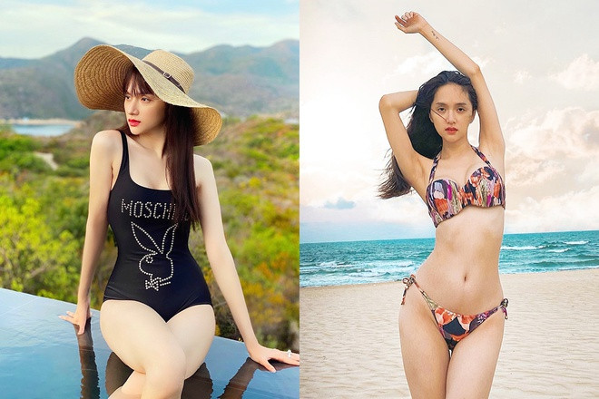 Mặc dù sở hữu ba vòng lý tưởng, song đôi lúc Hương Giang vẫn bị khán giả chê gầy.