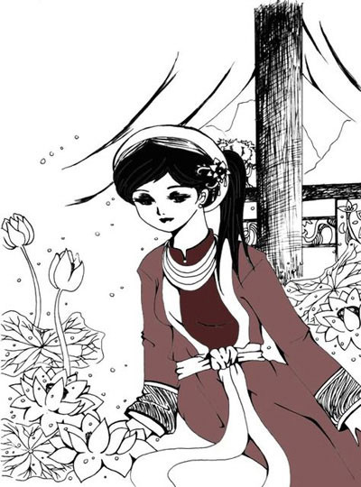 Bà Mẫn Lệ phi vốn người ở huyện Nam Trực, tỉnh Nam Định, sau chuyển vào sinh sống ở Quảng Trị. Do cha mắc tội nên bà bị sung làm nô tỳ trong cung phủ. Tại đây, trong một lần giáp mặt, hoàng tử Lê Tuấn đã rất yêu quý. Sau khi lên ngôi, Lê Uy Mục đã phong bà làm phi tần, rất sủng ái.