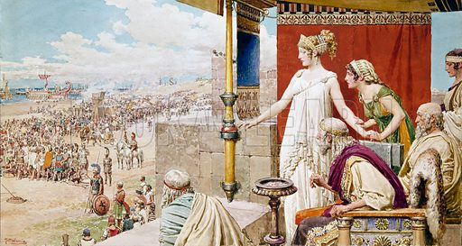 Về sau, nàng Helen trở thành hoàng hậu của nhà vua Sparta là Menelaus. Mỹ nhân tuyệt sắc này sinh cho chồng một con gái là Hermione và ba con trai Pleisthenes, Aethiolas và Maraphius.