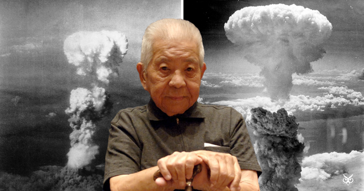 Tsutomu Yamaguchi được biết đến là người may mắn thoát chết trong 2 vụ ném bom nguyên tử xuống Nhật Bản năm 1945. Điều này xuất phát từ việc ông có mặt ở 2 thành phố vào đúng ngày bom hạt nhân phát nổ.
