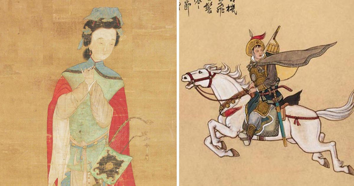 Do thương cha đã già và đau ôm nên Hoa Mộc Lan quyết định giả trai để thay cha tòng quân đánh giặc. Trên chiến trường, bà lập được nhiều công lao hiển hách giúp đẩy lui quân địch.