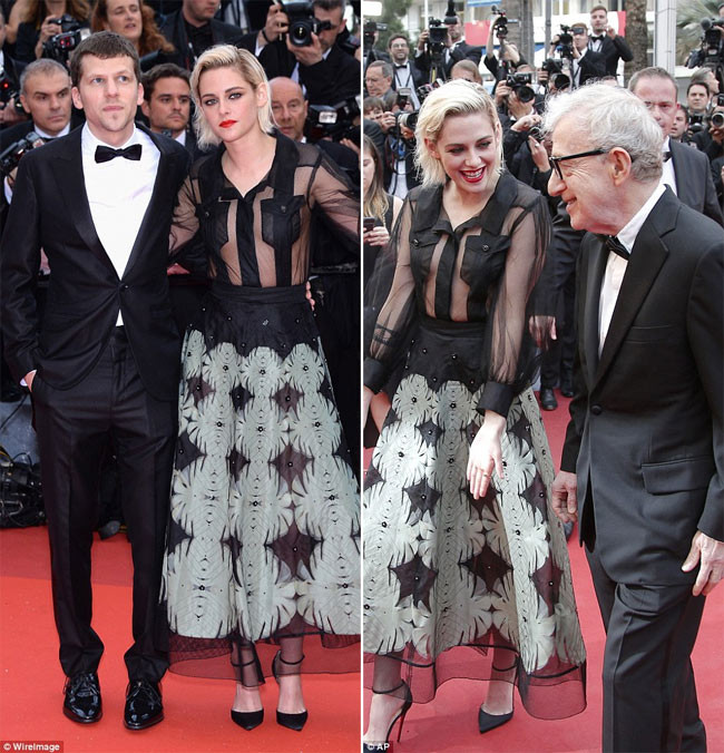 Kristen Stewart thu hút mọi sự chú ý trên thảm đỏ Cannes nhờ trang phục mà cô mặc vừa sexy nhưng cũng vừa trang nhã.